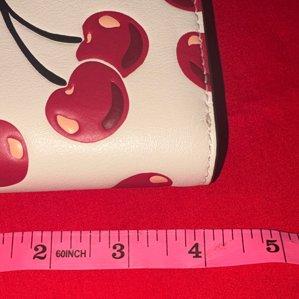NWT Coach Snap Wallet With Cherry Design - Picture 11 of 11